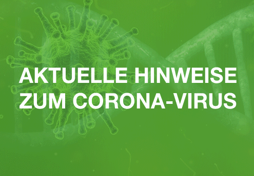 Corona-Wir sind weiter für Sie da