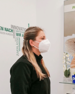 FFPMaske Seitenansicht