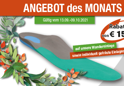 Angebot des Monats September und Oktober