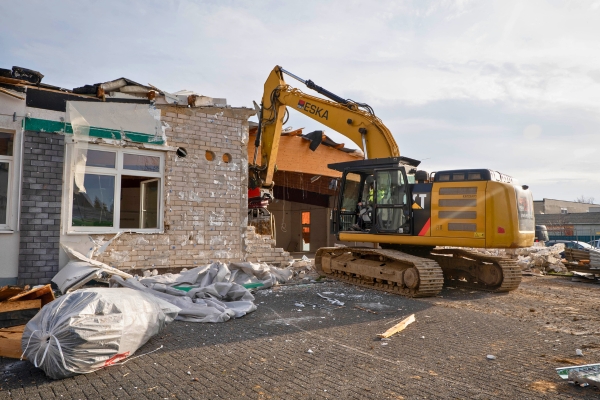 Abriss für das neue Technologie- und Innovationscenter